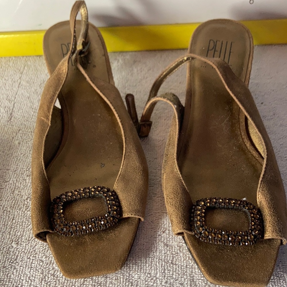 Pelle Moda Heels with Rhinestones 7M